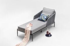 Dior İkili Şezlong Antrasit