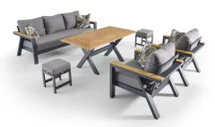 Madrid Oturma Grubu Antrasit