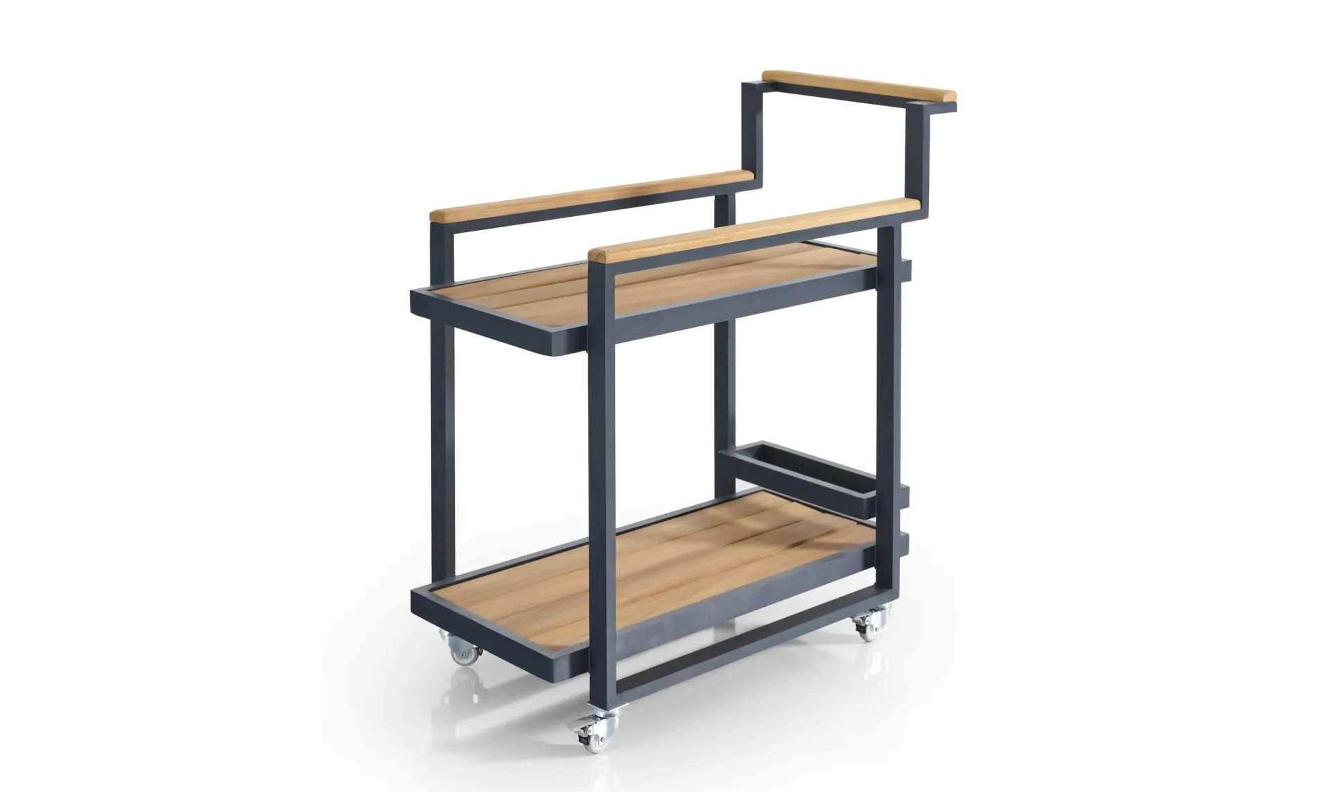 Alüminyum Servis Arabası Antrasit